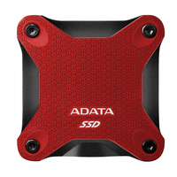 ADATA SD620 1TB external SSD, red, compact - SD620-1TCRD