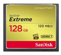 SanDisk Extreme 128GB CF-kort - SDCFXSB-128G-G46