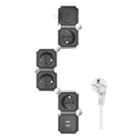 LogiLink LPS276U 4-Outlet Power Strip 2x USB-A 1.5m - LPS276U