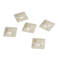 LogiLink KAB0043 Serre-câbles 25x25mm Ivoire paquet de 100