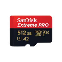 SanDisk Extreme PRO 512GB MicroSDXC-kort - SDSQXCD-512G-GN6MA