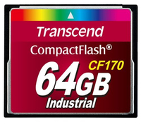 Transcend 64GB CompactFlash 89MB/s Minneskort - TS64GCF170
