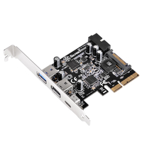 SilverStone ECU05 PCIe USB 3.2 Gen 1 profil bas