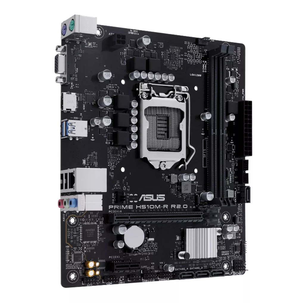 ASUS PRIME H510M-R R2.0-SI Micro-ATX Moderkort - 90MB1EX0-M0ECY0