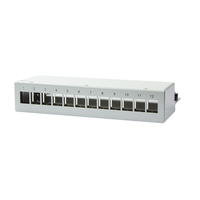 Panneau de brassage LogiLink NK4052 10GbE Cat6a gris jaune