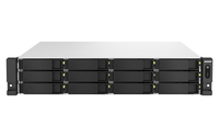 QNAP TS-H1887XU-RP - NAS - Rack (2U) - Intel Xeon E-2336 - Noir - Blanc