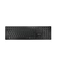 Cherry KW 9100 SLIM - RF Wireless + Bluetooth - QWERTZ - Black - JK-9100DE-2