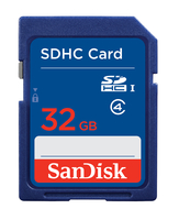 SanDisk 32GB SDHC-minneskort - SDSDB-032G-B35