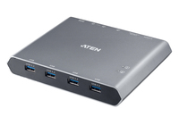 ATEN 2-Port USB-C 4K DisplayPort KVM Docking Switch - Dual Display