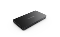 Hub AV Yealink compatible avec processeur audio et vidéo, noir