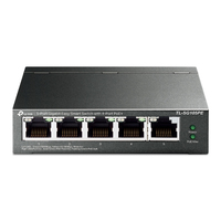 TP-LINK Switch réseau Gigabit Easy Smart PoE 5 ports TL-SG105PE