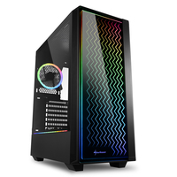 Sharkoon RGB LIT 200 - Midi ATX Tower - PC - 4044951028160