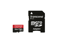 Adaptateur Transcend microSDXC 128 Go classe 10 UHS-I 90 Mo/s U1