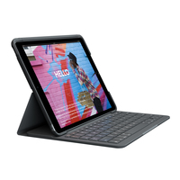 Logitech Slim Folio - Tangentbord och folio case - 920-009478