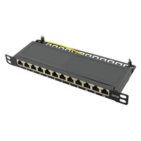LogiLink NP0066 10GbE RJ-45 Cat6a Support en métal noir