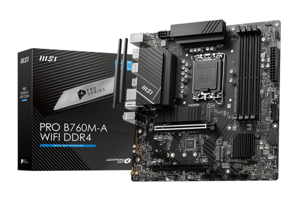 MSI PRO B760M-A WIFI DDR4 LGA1700 - PRO B760M-A WIFI DDR4