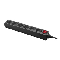 LogiLink LPS202B 1,4 m 6 prises secteur Type F IP20 TÜV/GS