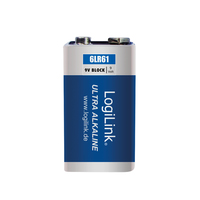 LogiLink 6LR61B1 Alkaline 9V Batteri 1st 480mAh - 6LR61B1