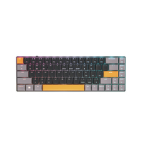 Cherry MX-LP 2.1 Compact Wireless - 65% - RF Wireless + Bluetooth - Mechanical - QWERTY - RGB LED - Black - G80-3860LVAUS-2