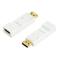 LogiLink CV0057 DisplayPort to HDMI Adapter White/Yellow - CV0057
