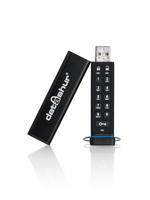 iStorage datAshur 8GB USB-minne IS-FL-DA-256-8 - IS-FL-DA-256-8