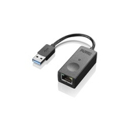 ThinkPad USB3.0 Ethernet adapter - Nätverksadapter - USB3.0 - Gigabit Ethernet - för Tablet 10, ThinkCentre M625, M700, ThinkPad A285, A485, ThinkPad Yoga 11, V110-14 (4X90S91830) - 4X90S91830