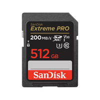 SanDisk Extreme PRO 512GB SDXC-kort - SDSDXXD-512G-GN4IN