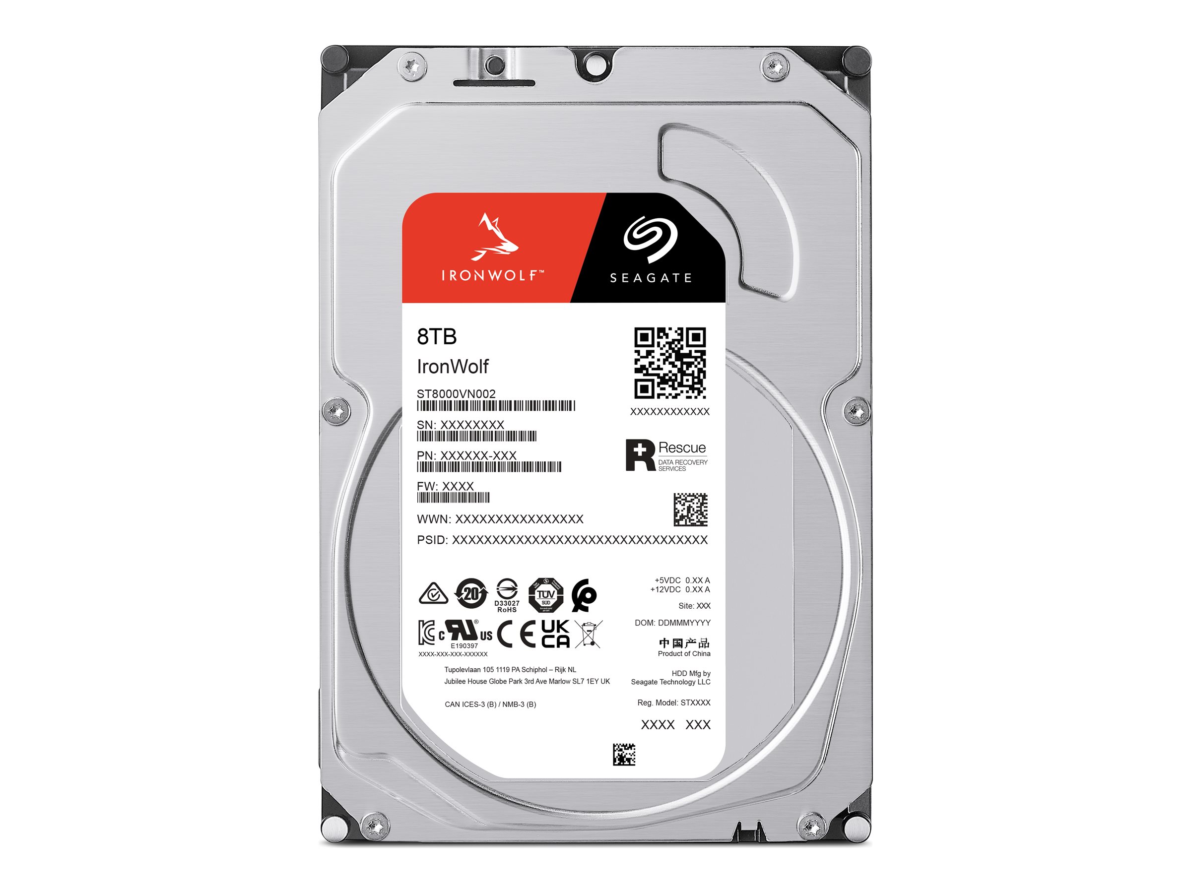 Seagate IronWolf ST8000VN002 3.5" 8TB 5400RPM - ST8000VN002
