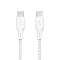 Belkin BOOST CHARGE 2m USB-C vers USB-C 2.0 480 Mbit/s - Blanc