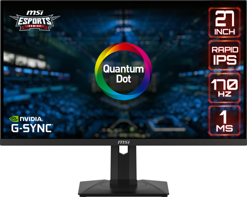 MSI G274QPF QD 27" 170Hz WQHD IPS spillskjerm - G274QPF-QD