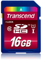 Transcend SDHC 16GB Class 10 UHS-I 600x 90MB/s U1 - TS16GSDHC10U1