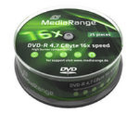 MediaRange MR403 4,7 GB DVD-R 25pk - MR403