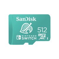 Carte MicroSDXC UHS-I SanDisk 512 Go - SDSQXAO-512G-GNCZN