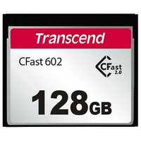 Transcend TS128GCFX602 128GB CFast 2.0 500MB/s Memory Card - TS128GCFX602