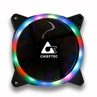 Chieftec AF-12RGB - Ventilateur - 12 cm - 1200 tr/min - Noir