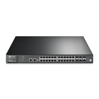 TP-LINK T3700G-28TQ JetStream 24-Port Stackable L3 Managed Switch