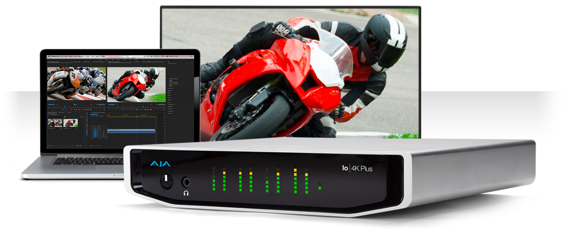 AJA IO 4K Plus professional video I/O, Thunderbolt 3 - IO-4K-PLUS