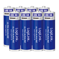 LogiLink LR6F8 AA Alkaline Batteri 1,5V 8pk 1700mAh - LR6F8
