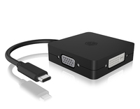 ICY BOX IB-DK1104-C USB-C till DVI/VGA/DP/HDMI-adapter - IB-DK1104-C