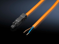 Rittal 2500.420 - 3 m - 3-pin - Straight - Straight - Orange - 2500420