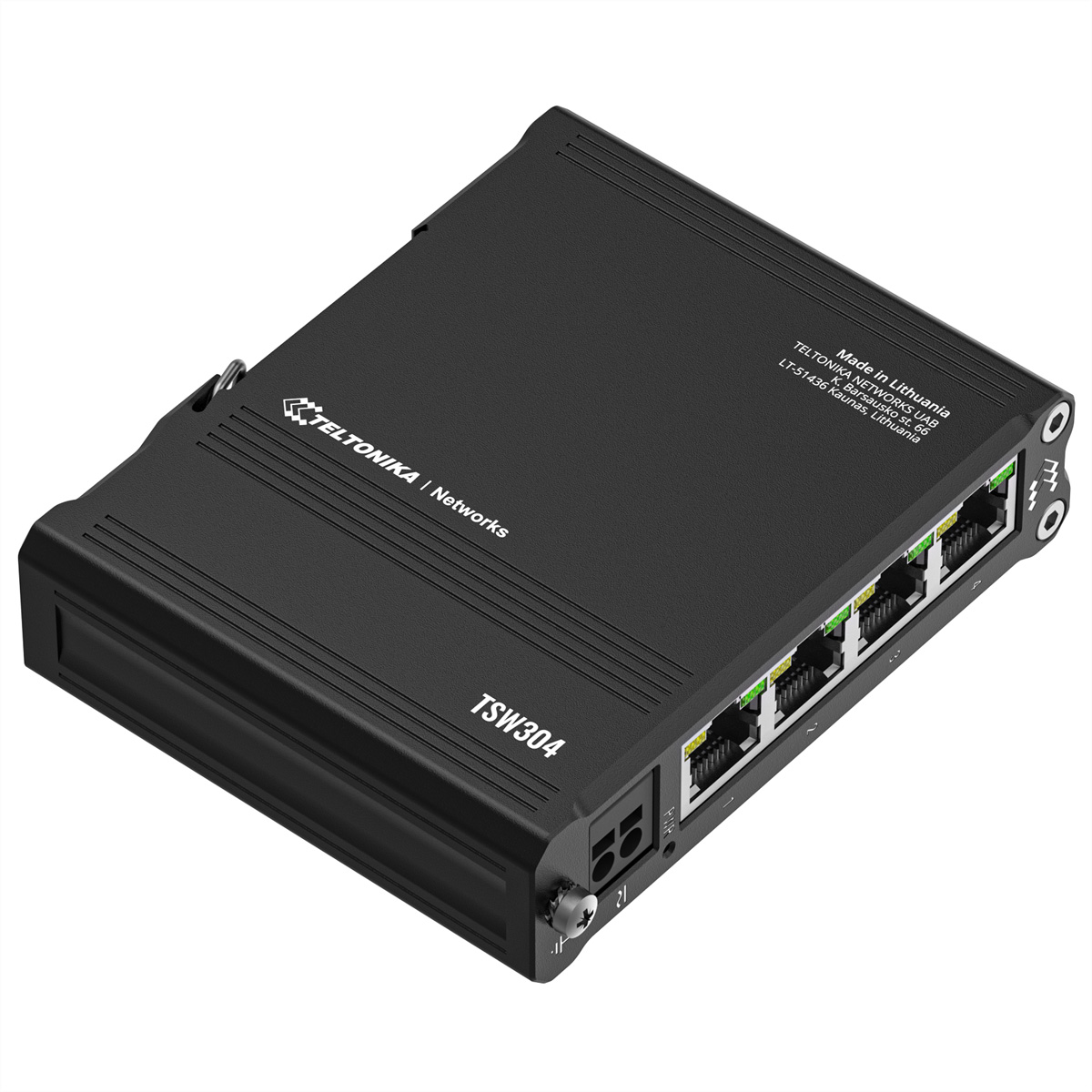 Commutateur industriel Gigabit 4 ports Teltonika TSW304