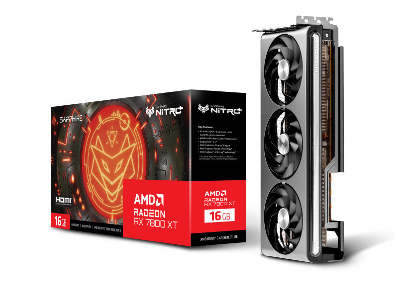 Sapphire NITRO+ RX 7800 XT 16 Go - Performances gaming exceptionnelles Performances