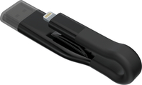 EMTEC iCOBRA2 - 32 GB - USB Type-A / Lightning - 3.2 Gen 1 (3.1 Gen 1) - Cap - Black - ECMMD32GT503V2B
