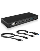 ICY BOX IB-DK2245AC USB-C dockningsstation - IB-DK2245AC