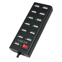 LogiLink UA0126 4-Port USB 2.0 Hub 480Mbps 0.75m - UA0126