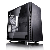 Fractal Define Mini C TG - Mini-Tower PC Black - ITX, Mini-ATX - FD-CA-DEF-MINI-C-BK-TG