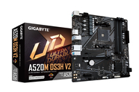 Gigabyte A520M DS3H V2 (rev. 1.0) - AMD - Socket AM4 - 3rd Generation AMD Ryzenâ„¢ 3 - 3rd Generation AMD Ryzen 5 - 3rd Generation AMD Ryzenâ„¢ 7 - 3rd... - Socket AM4 - 128 GB - DDR4-SDRAM - A520M DS3H V2