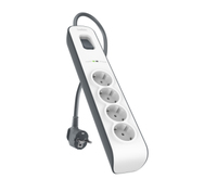 Belkin Surge Protector - Output Connectors: 4 - BSV400VF2M