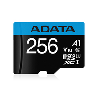 Clé USB 3.1 ADATA Premier 256 Go microSDXC UHS-I, 100/25 Mo/s, classe 10