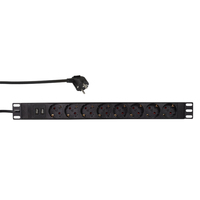 LogiLink PDU8C02 Basic 1U 8 AC-uttag Typ F - PDU8C02